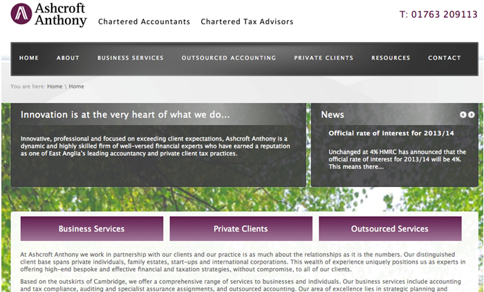Ashcroft Anthony Chartered Accountnats