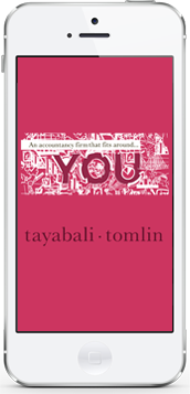 Tayabali Tomlin App Splash Page