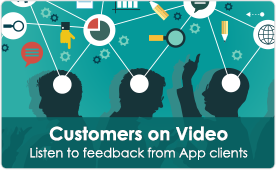 Customers on Video | Listen to feedback from App clients